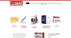 Desktop Screenshot of europad.org